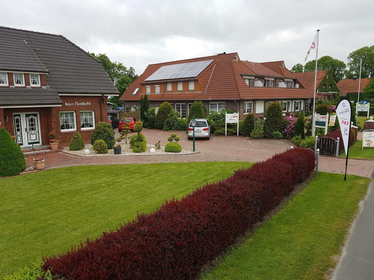Hausnordlicht FEWO 1 Dornum Exterior foto