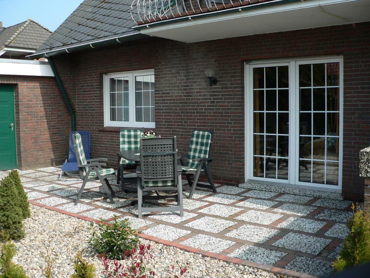 Hausnordlicht FEWO 1 Dornum Exterior foto
